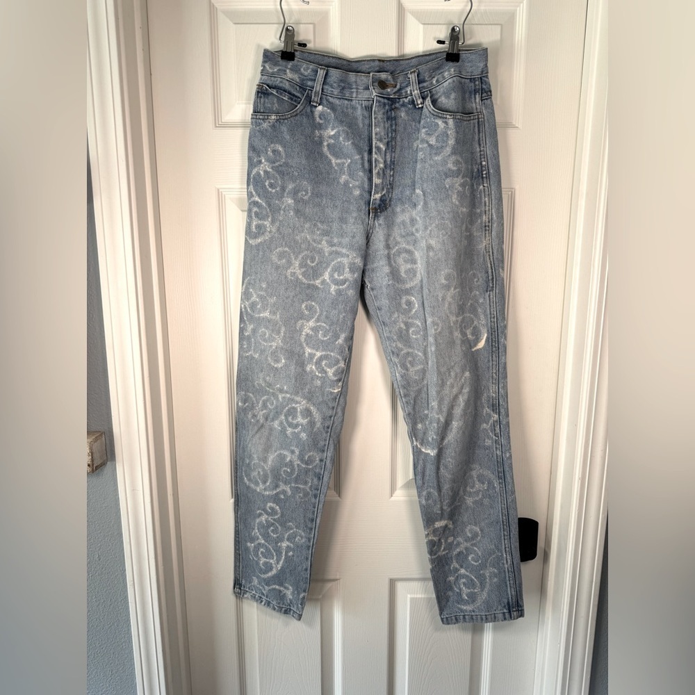 VTG Frederick’s of Hollywood Danger Clothing High Rise Denim Jeans Size 13/14